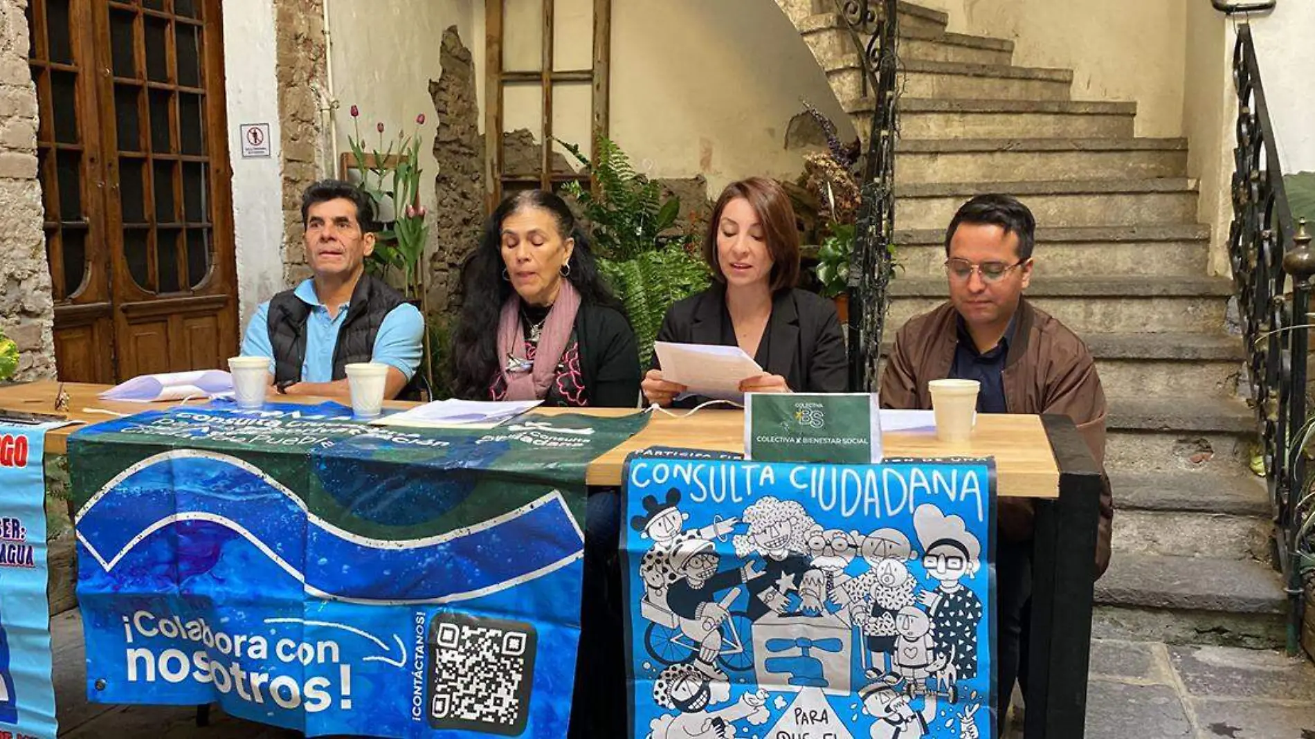 Integrantes de la Asamblea Social del Agua y Colectiva X el Bienestar Social hicieron un llamado a las autoridades